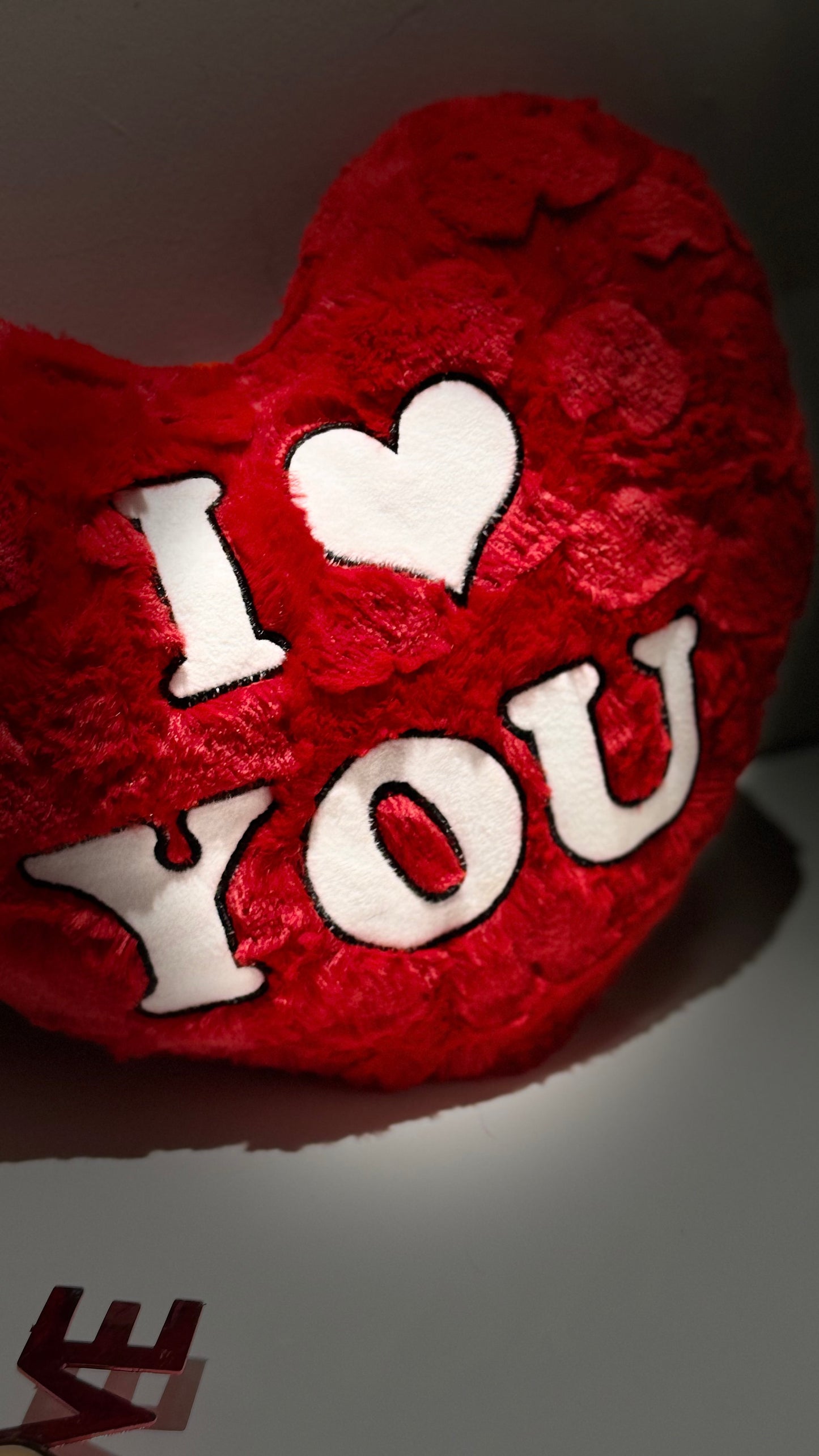 Fluffy Heart Pillow