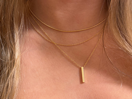 3 in 1 Gold Necklace