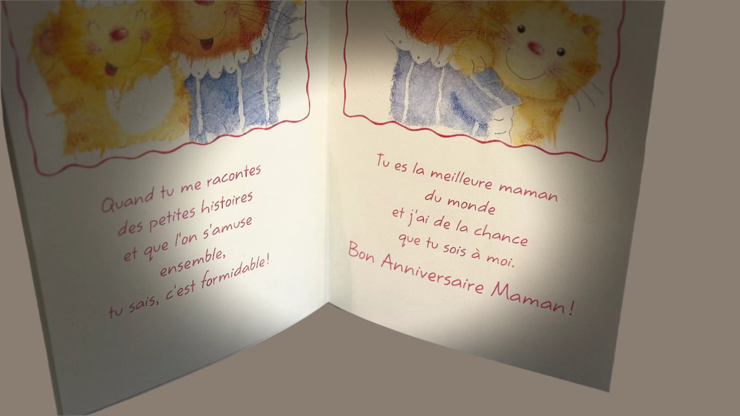 Ma Maman A moi Card