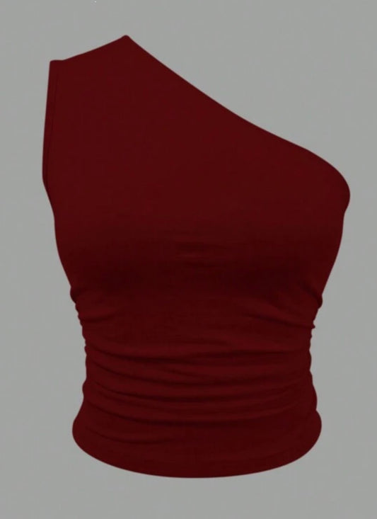 Burgundy Chic Top