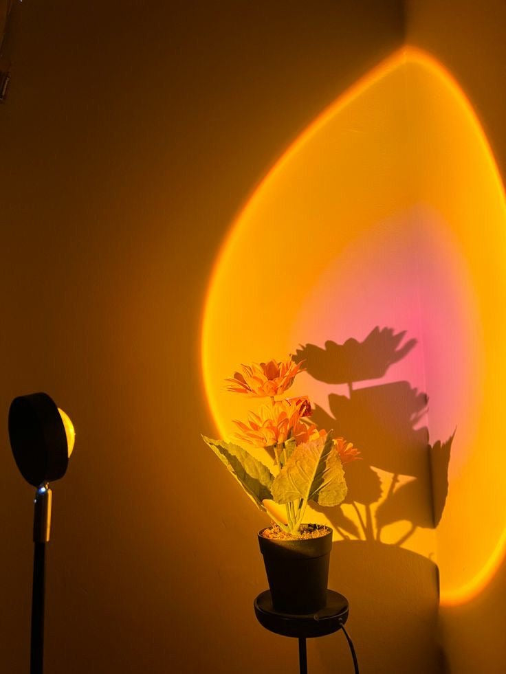 Multicolor Projection Lamp (SUNSET glow effect)