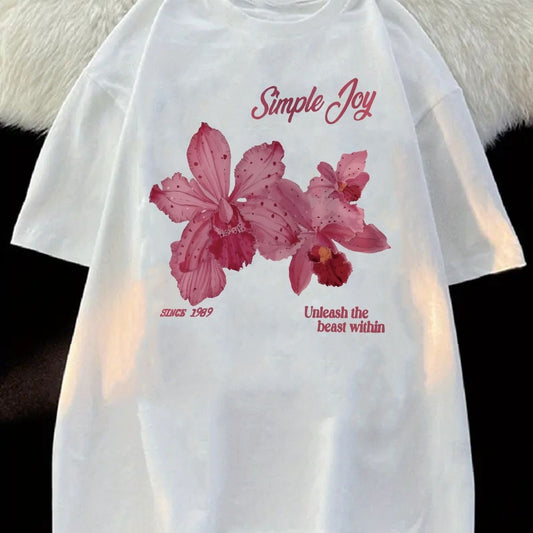 Pink One-size Beachy T-shirt