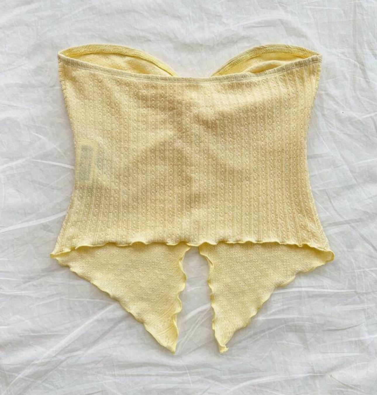 Stylish Tube Top with Front Twist
